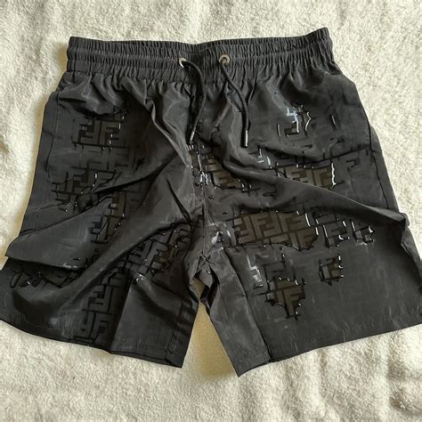 fendi nylon shorts|fendi reflective shorts.